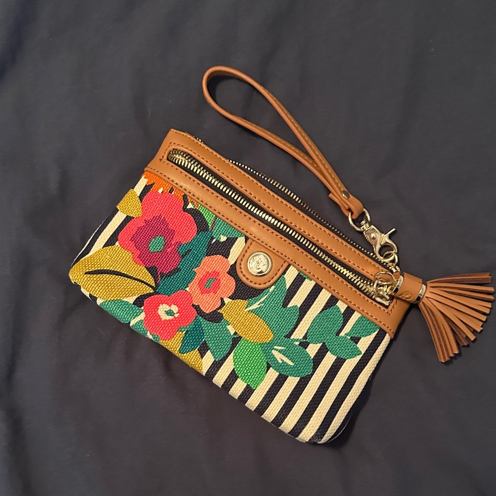 Spartina 449 Multicolor Floral Wristlet